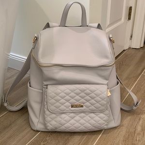 Luli Bebe Monaco Diaper Bag Gray